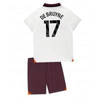 Manchester City Kevin De Bruyne #17 Replica Away Minikit 2023-24 Short Sleeve (+ pants)